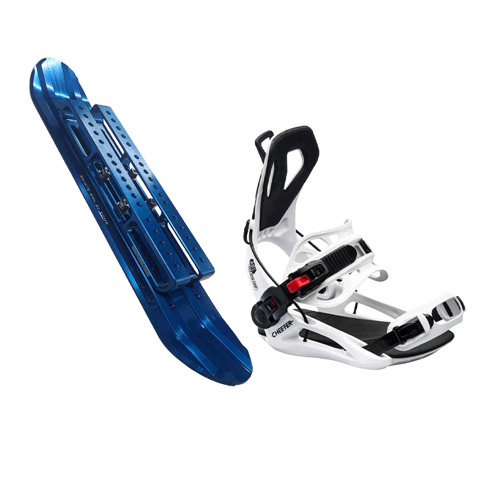 2526 스노몬스 스키에이트 숏스키 메탈 스마일 리프트 세트 + 2425 그누 스노우보드 바인딩 치터