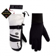 2627 686 육팔육 여성용 스노우보드 벙어리 장갑 고어텍스 스마티 건틀렛 미튼 - 화이트