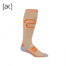 2627 버튼 AK 스노우보드 양말 퍼포먼스 삭스 - 친칠라 그레이/골드피쉬 오렌지 (3097610EVB)