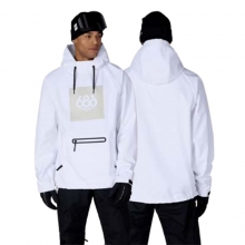 2627 686 육팔육 스노우보드복 방수 후드티 워터프루프 후디 - 화이트 (27M3WNCS110WHT)