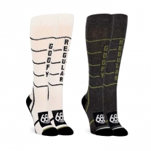 2627 686 육팔육 여성용 스노우보드 양말 컨투어 메리노 2개입 - 어쏘티드 (27M6WNSOC332AST)