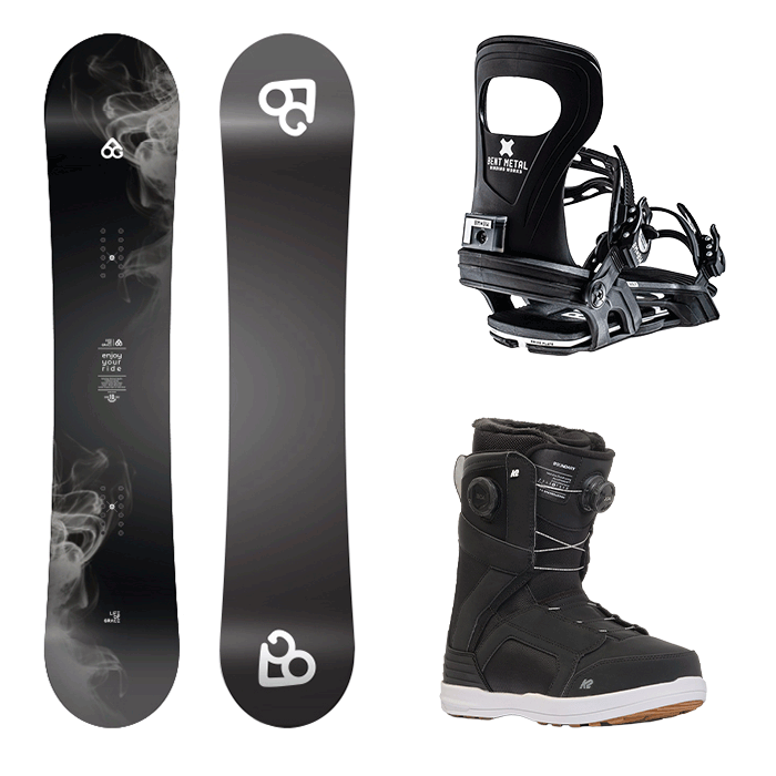 [올라운드강추] 2526 로그 엔조이 유어 라이드 + 2324 벤트메탈 볼트 + 2526 K2 케이투 스노우보드 부츠 바운더리 - 블랙