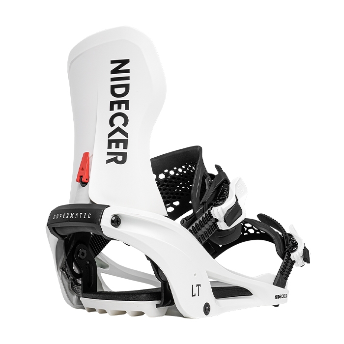 2627 니데커 라이트닝 슈퍼매틱 스노우보드 바인딩 - 화이트