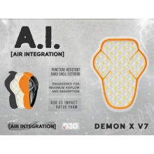 2627 데몬 남성용 상체보호대 X V7 D3O 에어 인테그레이티드 패드 멘즈 탑 (DS1828)