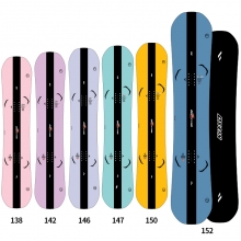 2627 노벰버 스노우보드 DX4 데크 - 138 142 146 147 150 152