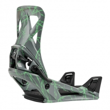 2627 버튼 스텝온 남성용 스노우보드 바인딩 리플렉스 - 그레이/그린 볼티지 (1728316E7W)