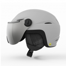 2627 지로 보드 스키 헬멧 바이저 뷰 밉스 아시안 핏 - 매트 라이트 그레이