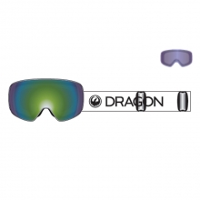 2627 드래곤 보드 스키 고글 슬레인 맥 화이트 루마렌즈 - 토릭 그린 이온 + 보너스 : 바이올렛 (26DRG807103)