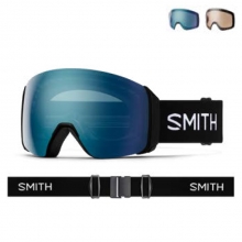 2627 스미스 보드 스키 고글 포디 맥 XL 블랙 - 크로마팝 프로 변색 블루 미러 + 보너스 : 크로마팝 스톰 앰버