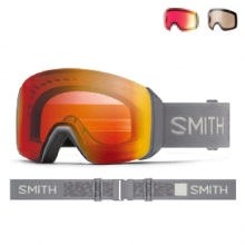 2627 스미스 보드 스키 고글 포디 맥 XL 싸이러스 그레이 - 크로마팝 프로 변색 레드 미러 + 보너스 : 크로마팝 스톰 앰버