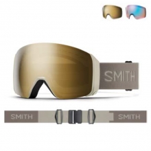 2627 스미스 보드 스키 고글 포디 맥 XL 챠크 - 크로마팝 선 블랙 골드 미러 + 보너스 : 크로마팝 스톰 블루 센서 미러