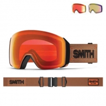 2627 스미스 보드 스키 고글 포디 맥 XL 블래 웜 스틸 - 크로마팝 애브리데이 레드 미러 + 보너스 : 크로마팝 스톰 옐로우 플래쉬
