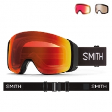 2627 스미스 보드 스키 고글 포디 맥 블랙 - 크로마팝 프로 변색 레드 미러 + 보너스 : 크로마팝 스톰 엠버