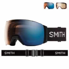 2627 스미스 보드 스키 고글 아이오 맥 XL 블랙 - 크로마팝 프로 변색 블루 미러 + 보너스 : 크로마팝 스톰 앰버