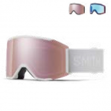 2627 스미스 보드 스키 고글 스쿼드 맥 화이트 바이퍼 - 크로마팝 애브리데이 로즈 골드 미러 + 보너스 : 크로마팝 스톰 로즈 플래쉬