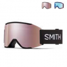 2627 스미스 보드 스키 고글 스쿼드 맥 블랙 - 크로마팝 애브리데이 로즈 골드 미러 + 보너스 : 크로마팝 스톰 로즈 플래쉬