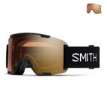 2627 스미스 보드 스키 고글 스태쉬 XL 블랙 - 크로마팝 프로 변색 골드 미러