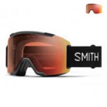 2627 스미스 보드 스키 고글 스쿼드 블랙 - 크로마팝 프로 변색 레드 미러