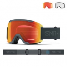 2627 스미스 보드 스키 고글 스쿼드 슬레이트 - 크로마팝 애브리데이 레드 미러 + 보너스 : 클리어