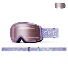 2627 스미스 청소년용 보드 스키 고글 데어데블 주니어 라이트 라벤더 도트 클라우드 - 이그나이터 미러