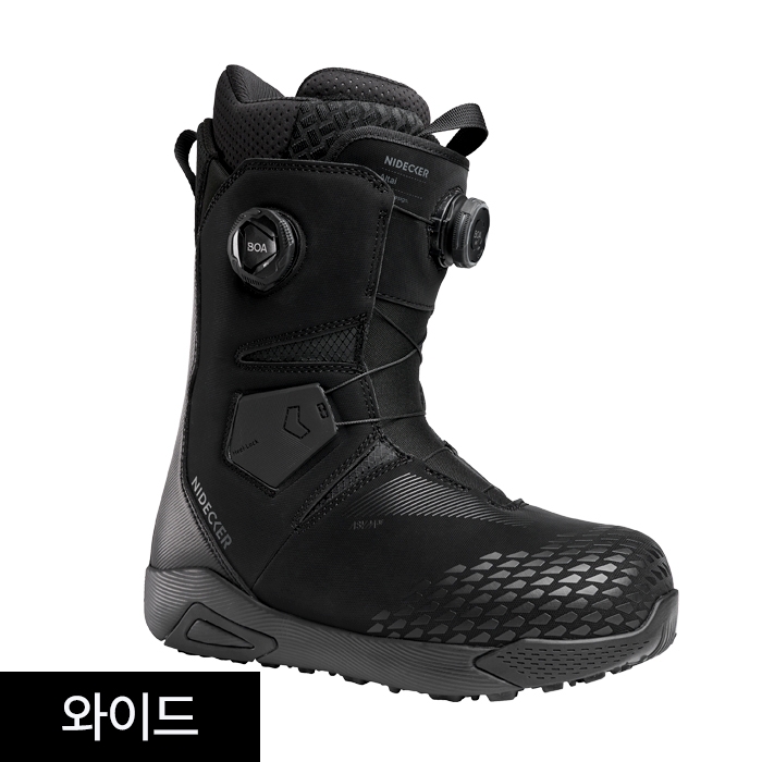2627 니데커 스노우보드 부츠 알타이 와이드 - 블랙