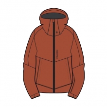 2627 볼컴 스노우보드복 자켓 브라이튼 풀 집 - 번트 오렌지 G0652658BOG