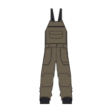 2627 볼컴 스노우보드복 팬츠 로안 빕 오버올 - 데저트 타우프 G1352658DT0