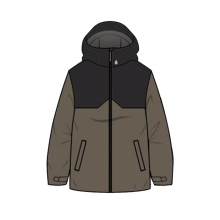 2627 볼컴 청소년용 스노우보드복 자켓 유스 스톤.91 인슐레이티드 - 티크 I0452651TEK