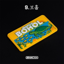 브랑키아 프리다이빙 스노클링 핀가방 블랙타이탄 롤러백 커스텀 패치