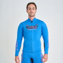 2026 젯파일럿 남성용 웻슈트 자켓 볼트 레이스 - 블루