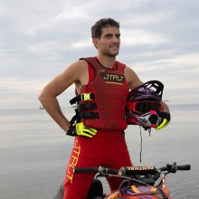 2026 젯파일럿 남성용 구명조끼 볼트 프로텍 나일론 베스트 제트스키용 - 레드