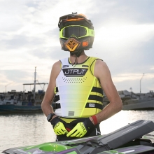 2026 젯파일럿 남성용 구명조끼 볼트 프로텍 나일론 베스트 제트스키용 - 옐로우