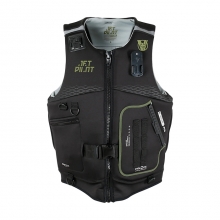 2026 젯파일럿 남성용 구명조끼 벤쳐 플러스 베스트 제트스키용 - 블랙