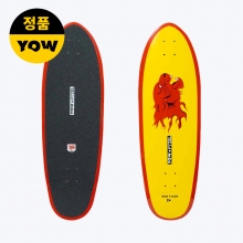 요우 서프스케이트 데크 파이즐 레드 타이거 32.6인치 YODE0026A0036Yello