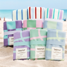 디플리 프리다이빙 타월 오션 플로우