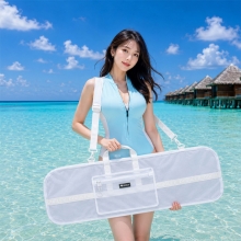 더블케이 프리다이빙 스노클링 핀가방 화이트 핀백 메시