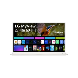 [소량/대량문의환영] LG 32인치 스마트TV모니터 컴퓨터 스마트모니터 IPS UHD WiFi 화이트 리모콘 화이트 원룸용 캠핑 캠핑카 납품