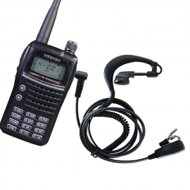 TM-EM3100 라디오텍 DMR-T8 디지털무전기용 라이트 귀걸이형 이어마이크