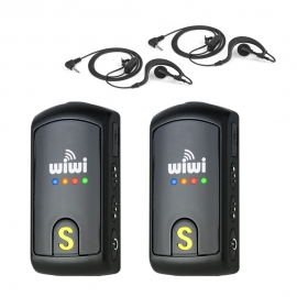 [ 위위 ] 인터컴 SH-320 산업시찰 견학용 승마 스포츠심판용 양방향송수신기 2대세트