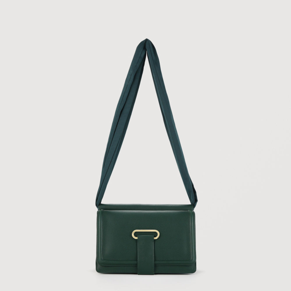 [코드그린] Scarf Strap Nest Bag (Green)