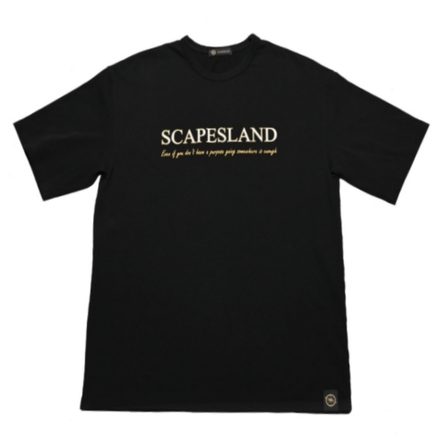 [Scapesland] Big Logo T-shirt [black]