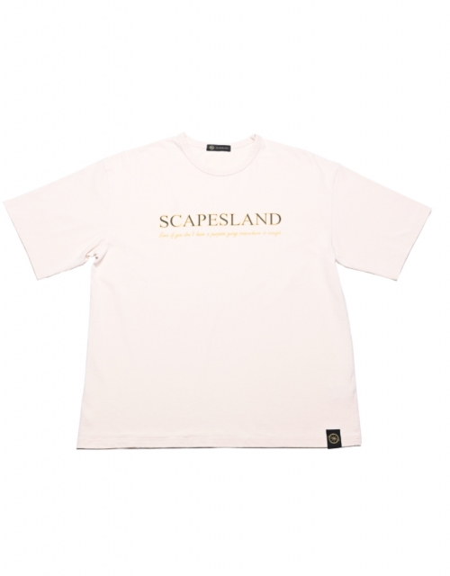 [Scapesland] Big Logo T-shirt [cream]