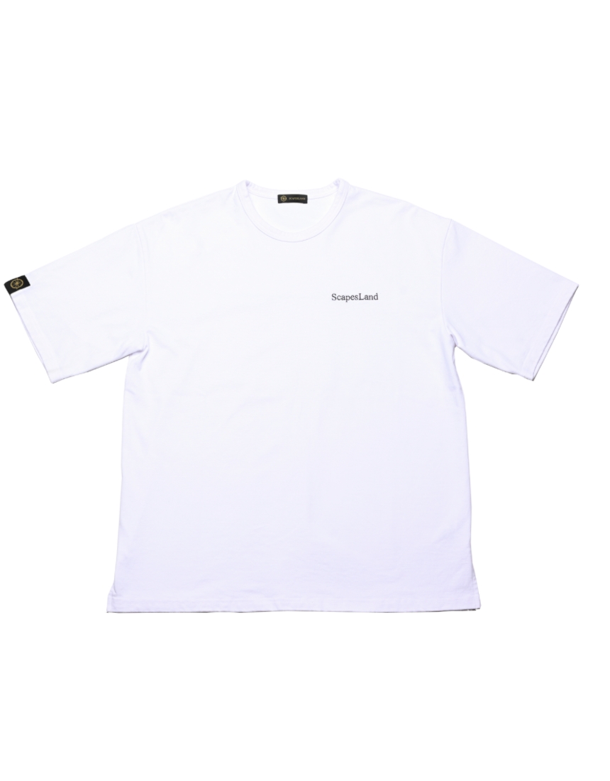 [Scapesland] Simple Logo T-shirt [white]