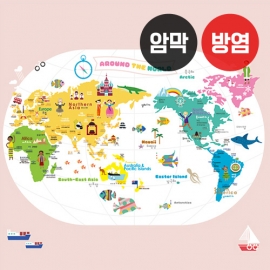 아동세계지도B형(버티컬)
