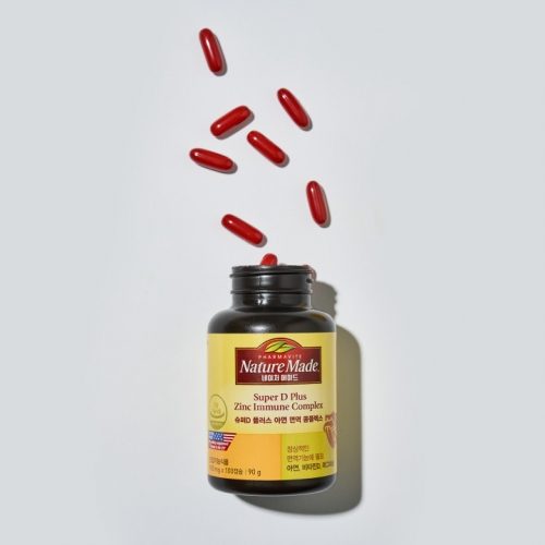 슈퍼 비타민D+아연면역 콤플렉스(비타민D3 2000IU)(100캡슐/100일분)