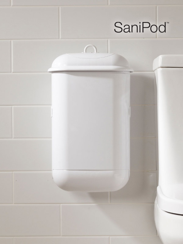 ★특가★ 새니포드 벽걸이휴지통(수동형)<br>리필봉투카트리지포함