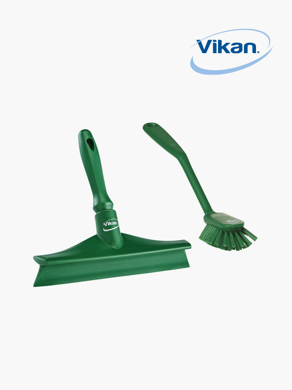 주방 씽크대 욕실청소 실속 2종세트 A타입(바디일체형스퀴지+자루솔(중))