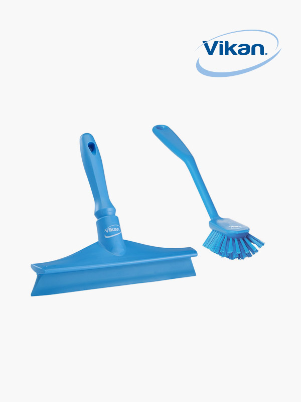 주방 씽크대 욕실청소 실속 2종세트 A타입(바디일체형스퀴지+자루솔(중))