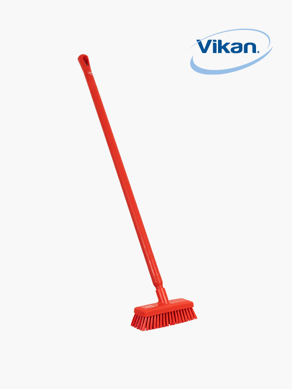 플라스틱봉 스탠드 욕실바닥솔 컬러 일체형 청소 도구