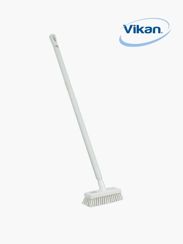 플라스틱봉 스탠드 욕실바닥솔 컬러 일체형 청소 도구